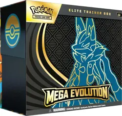POKEMON TCG Mega Evolution Elite Trainer Box ETB Lucario SEALED IN HAND ✅ - Image 1