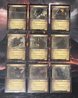 Nazgul Showcase Scrolls Non-Foil Complete Set Magic The Gathering - Image 1