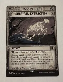MTG Surgical Extraction - Outlaws of Thunder Junction: Breaking News LP - Image 1