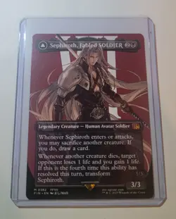 MTG Sephiroth, Fabled SOLDIER (0382) (Borderless) - FINAL FANTASY Non Foil - Image 1