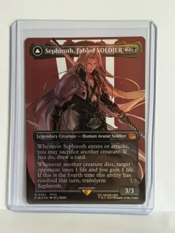 Sephiroth, Fabled SOLDIER (0382) (Borderless) MTG Final Fantasy Foil - Image 1