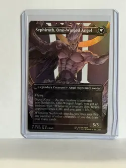 Sephiroth, Fabled SOLDIER (0382) (Borderless) MTG Final Fantasy Foil - Image 2