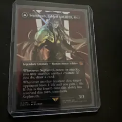 Sephiroth, Fabled SOLDIER (0382) (Borderless) MTG Final Fantasy Foil - Image 1