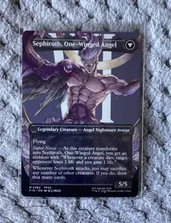 MTG - Sephiroth, Fabled Soldier - Borderless 0382 - Final Fantasy - New - Image 3