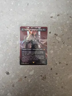 Sephiroth, Fabled Soldier [Borderless Foil] , 0382 Mythic, Final Fantasy, MTG - Image 1