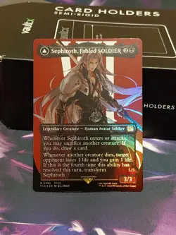 Sephiroth Fabled Soldier Borderless Foil ✅ Final Fantasy MTG 🎴Mythic 0382 🔶 - Image 1