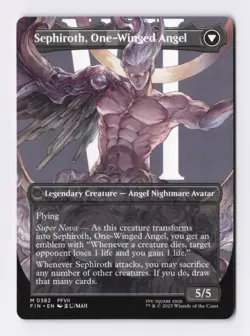 Sephiroth, Fabled SOLDIER (Borderless) 0382 (M) MTG Final Fantasy (FIN) (EN) - Image 2