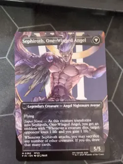 MTG 1x Sephiroth, Fabled SOLDIER FIN Final Fantasy Borderless 0382 - Image 2