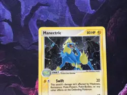 Pokemon Card Manectric EX Emerald Holo Rare 7/106 Near Mint - Image 2