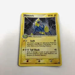 Manectric 7/106 EX Emerald Holo Rare Pokemon TCG Card - Image 1