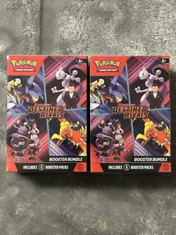 Pokemon Tcg Scarlet And Violet Destined Rivals Booster Bundle Lot Of 2 - Image 1