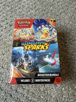 Pokemon TCG Scarlet & Violet Surging Sparks Booster Bundle 6 Booster Packs New - Image 1