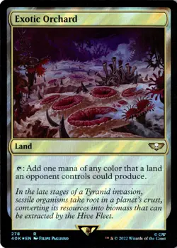 Exotic Orchard (Surge Foil) Foil 278 R Universes Beyond: Warhammer 40,000 Near M - Image 1