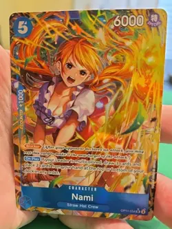Nami OP11-054 Alt Art One Piece a Fist of Divine Speed English Edition NM - Image 1