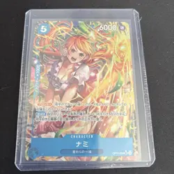 Nami Parallel Alt Art OP11-054 A Fist of Divine Speed One Piece TCG Japanese - Image 3