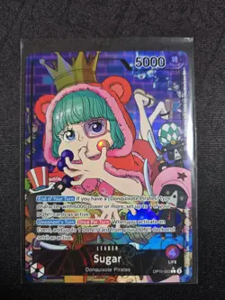 Sugar (003) (Parallel) OP10-003 - Royal Blood TCG- Foil Leader - Image 3