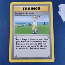 Pokemon Breeder 76/102 Base Set Regular Moderately/Lightly Playd *FREE SHIPPING* - Image 1