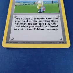 Pokemon Breeder 76/102 Base Set Regular Moderately/Lightly Playd *FREE SHIPPING* - Image 3