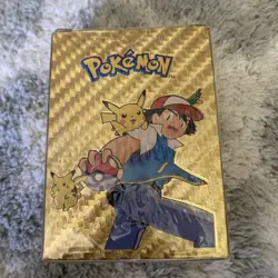 Pokemon Golden Foil Cards Single Pack Gold Foil New Sealed - Image 1