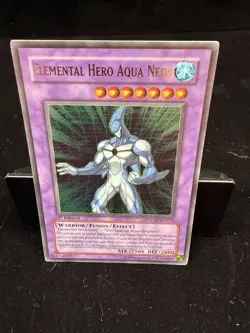 Yugioh! LP Elemental Hero Aqua Neos - POTD-EN031 - Ultra Rare - 1st Edition NM - Image 1