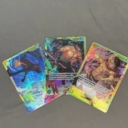 One Piece Card Game PRB02 The Best Vol.2 Holo SEC Lot Sanji Zoro Ace English NM - Image 1