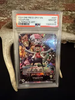 PSA 10 Vegapunk Alternate Art Leader OP07-097 500 Years in the Future One Piece - Image 1