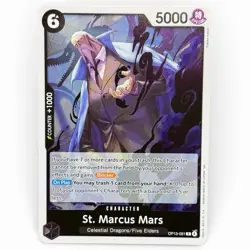 One Piece CCG Carrying On His Will St. Marcus Mars OP13-091 R NM 🔥 - Image 1