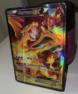 Charizard EX XY121 Black Star Promo Ultra Rare Holo Full Art Pokemon Card 2016 - Image 2