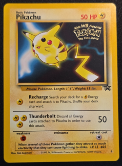 Pokemon Kids WB First Movie Promo Lot (4) Pikachu Mewtwo Dragonite Electabuzz - Image 2