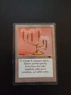 Candelabra of Tawnos (HP+) Antiquities MTG Magic the Gathering Card - Image 1