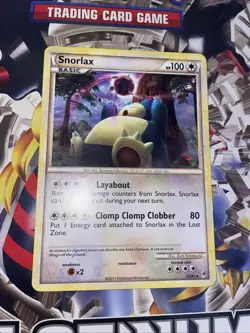 Pokemon TCG Snorlax Call of Legends 33/95 Regular Rare Card LP - Image 2