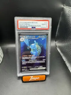 Blastoise ex Pokemon 200/165 Sv Scarlet & Violet 151 Holo PSA 10 Nine Didit Slab - Image 2