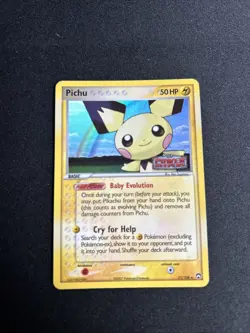 Pichu - 21/108 - Reverse Holo Rare EX Power Keepers Set - Pokemon Card - LP - Image 1