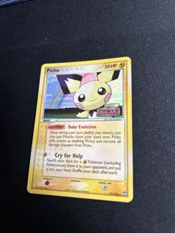 Pichu - 21/108 - Reverse Holo Rare EX Power Keepers Set - Pokemon Card - LP - Image 3