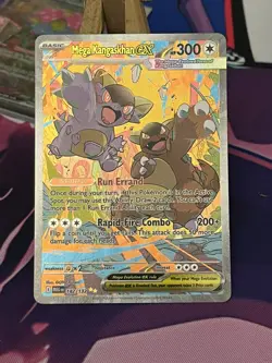 Pokemon TCG - Mega Khangaskhan EX 182/132 Mega Evolution SIR NM Pack Fresh - Image 1