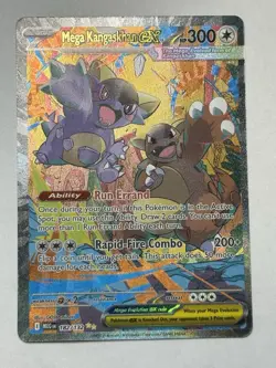 Mega Kangaskhan EX SIR 182/132 Near Mint Mega Evolution English Pokemon TCG - Image 1