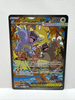 Mega Kangaskhan EX SIR 182/132 Near Mint Mega Evolution English Pokemon TCG - Image 1