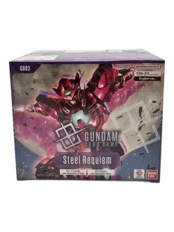 Gundam Card Game Booster Box Display GD03 Steel Requiem English - Image 1