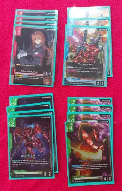 Gundam Card Game Newtype Rising Bulk Lot LRs/Rs x45 Sinanju LR+ Unicorn Banshee - Image 4