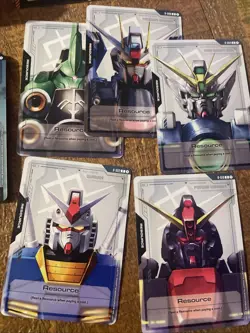 Gundam Dual Impact Card Game Lot 150, 9 Rares Bulk TCG Bandai Cards Deck - Image 5