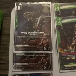 Gundam Card Game Alt Art Death Scythe /Wing Zero Deck With Beta Resources Meta - Image 2
