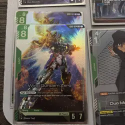 Gundam Card Game Alt Art Death Scythe /Wing Zero Deck With Beta Resources Meta - Image 4