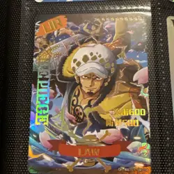 Anime One Piece Textured Holo Subset Foil UR Law OP-WA101-UR-06 Card - Image 1
