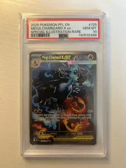 PSA 10 MEGA CHARIZARD X EX 125/094 | Phantasmal Flames Graded Pokemon Card - Image 3