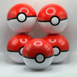 5x Pokemon Pokeball Hard Plastic Deck Box Holders No Cards Included! - Image 1