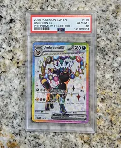 Umbreon ex SVP176 Sv: Scarlet & Violet Promo Cards Holo PSA 10 - Image 1