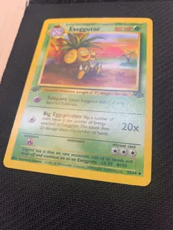 Exeggutor 35/164 1st Edition Uncommon Pokemon Card - 1999 Jungle set - HP/MP - Image 3