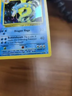 Pokemon Gyarados TCG Base Set Holo Card 6/102 Unlimited Rare LP - Image 4