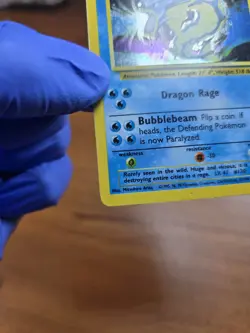 Pokemon Gyarados TCG Base Set Holo Card 6/102 Unlimited Rare LP - Image 5