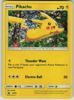 Pokemon TCG Pikachu - (General Mills) Promo Miscellaneous Cards & Products SM04 - Image 1